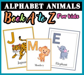 Preview of Alphabet Animals ABC Book for Young Explorer Picture Book for Preschoolers