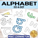 Alphabet Animals And Numbers Dot Markers Worksheets | A-Z 