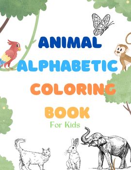 Alphabet Animals Coloring pages - Coloring Book for kids - ABC learning ...