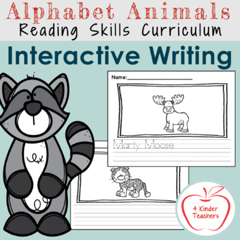 Preview of Interactive Writing Worksheets / Kindergarten Writing Activity