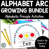 Preview of Alphabet Arc Mats Growing Bundle for Letter Recognition, Phonics, & Sequencing