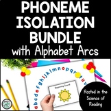 Preview of Alphabet Arc Mats for Initial, Medial, & Final Phoneme Isolation & Letter ID
