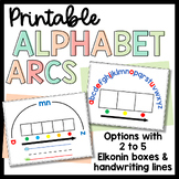 Alphabet Arc Mats with Elkonin Boxes & Handwriting Lines