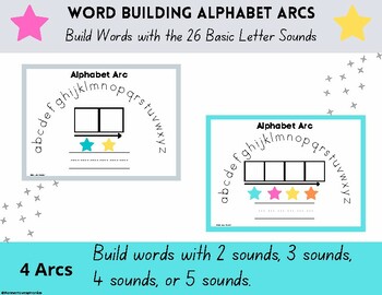 Preview of Alphabet Arc Word Building Mats