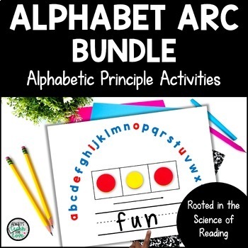 Preview of Alphabet Arc Word Building Mats with Elkonin Sound Boxes for Phonics Bundle