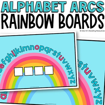 Preview of Alphabet Arc Mat Word Work Center Magnetic Letter Mat Phonics Science of Reading