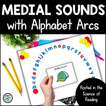 Preview of Alphabet Arc for Medial Vowel Isolation & Letter Identification with Pictures