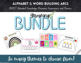 Alphabet & Phonics Word Building Arcs Growing BUNDLE