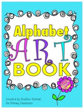 Preview of Alphabet Art Book