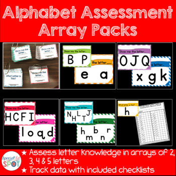 Preview of Alphabet Assessment Packs