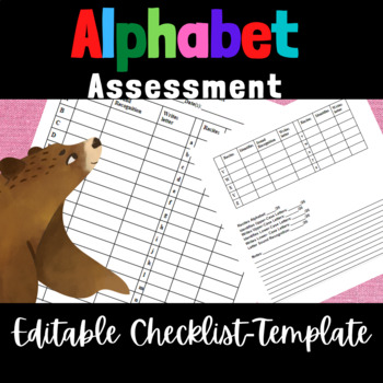 Preview of Alphabet Assessment Template
