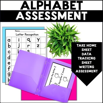 Preview of Alphabet Assessment and Alphabet Writing Assessment Kindergarten Preschool