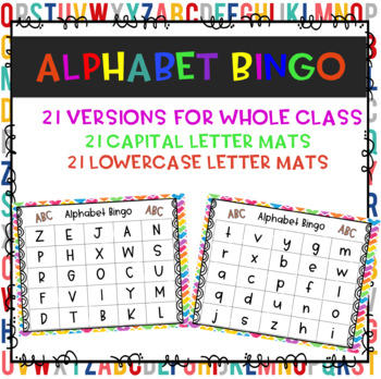 Alphabet BINGO by Teaching with Love and Kindness | TPT