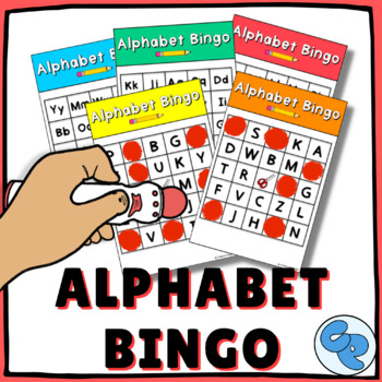 Alphabet BINGO Cards | Freebie by Creative Plug | TpT