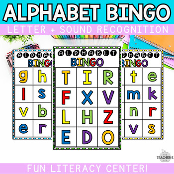 Alphabet BINGO | Uppercase and Lowercase Letters | Classroom Games