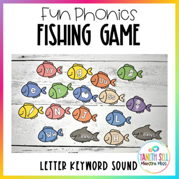 Alphabet Bang! Fishing Game  Fun Phonics by Yaneth Sell - Maestra