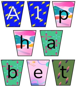 Alphabet Banner Set 1 | Classroom Décor | Back to School by MrMacs ...