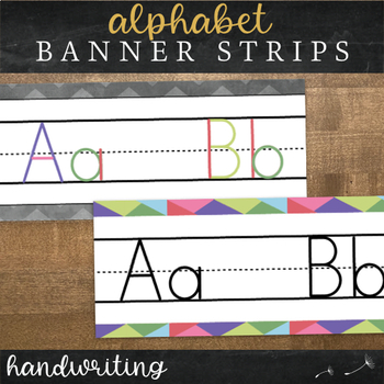 Preview of Alphabet Banner - Wall Strips
