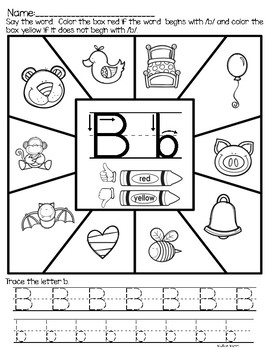 alphabet beginning sounds worksheets by melissa moran tpt