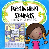 Alphabet Beginning Sounds Worksheets