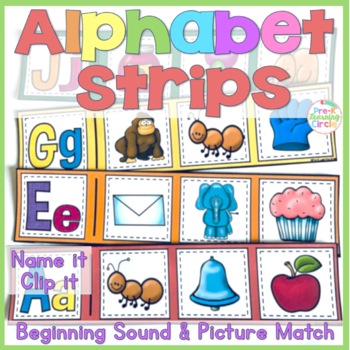 Preview of Alphabet Beginning Letter & Sound Picture Match