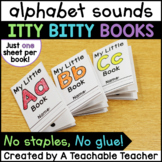 Alphabet Beginning Sound Books {Itty Bitty Books}