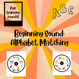 Alphabet Beginning Sound Game (match sound to name)