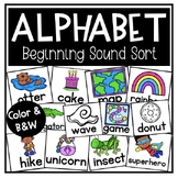 Alphabet Beginning Sound Sort Cards, Write the Room, and G