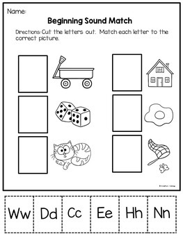 Letters / Letter Sounds / RTI / Letter Sound Worksheets | TpT