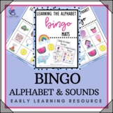 Alphabet Beginning Sounds Bingo Activity - kindergarten preschool
