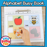 Alphabet Beginning Sounds Busy Book | Quiet Book - Interac