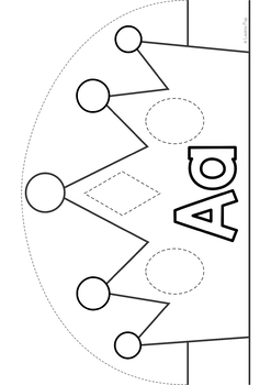 alphabet crowns by lavinia pop teachers pay teachers