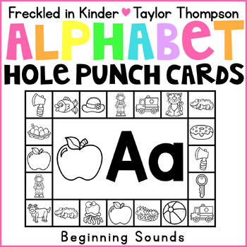 Hole Punch Letter Worksheets – Books and Giggles