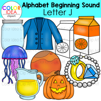 Alphabet Beginning Sounds - Letter J by Color Idea | TPT