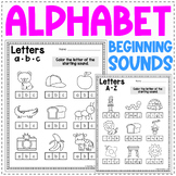Alphabet Beginning Sounds Worksheets - Alphabet Review Activity