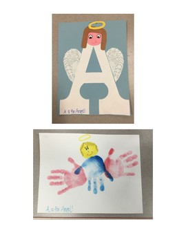 Alphabet Bible Craft and Handprint Craft by Bethany Cranfill | TpT