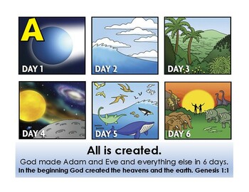 Preview of Alphabet Bible Stories A-K - packet 1