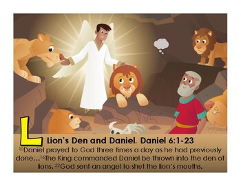 Preview of Alphabet Bible Stories L-S  - Packet 2