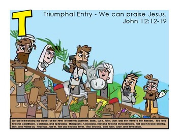 Preview of Alphabet Bible Stories T-Z - Packet 3