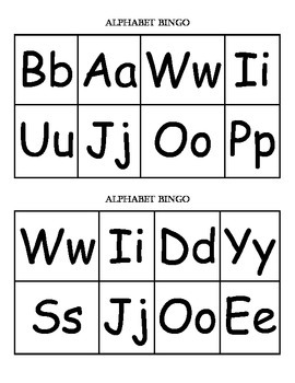 Alphabet Bingo by Ms Cookies | Teachers Pay Teachers