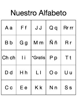 Alphabet Bingo by Marilis Santos | TPT