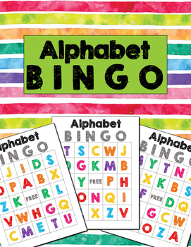 Alphabet Bingo by Polka Dot Junction | TPT