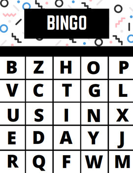 Alphabet Bingo by Raising Jordans | Teachers Pay Teachers