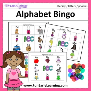 Alphabet Bingo by Fun Early Learning | Teachers Pay Teachers