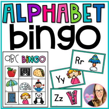 Alphabet Bingo by Elementary at HEART | TPT
