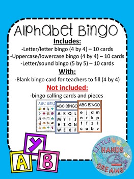 Preview of Alphabet Bingo