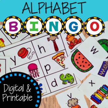 Preview of Alphabet Bingo Game ABC letters and sounds