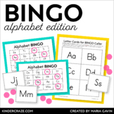 Alphabet Bingo - Kindergarten Letter Bingo Cards - End of 