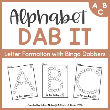 letter a bingo dabber