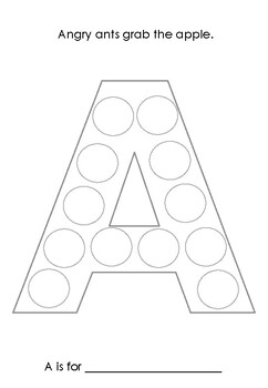 Preview of Alphabet Bingo Dot Marker Activity